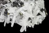 Quartz, Sphalerite & Pyrite Crystal Association - Peru #141848-2